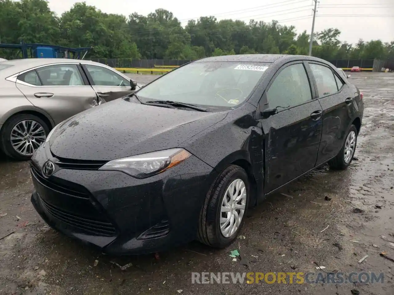 2 Photograph of a damaged car 5YFBURHE4KP897429 TOYOTA COROLLA 2019