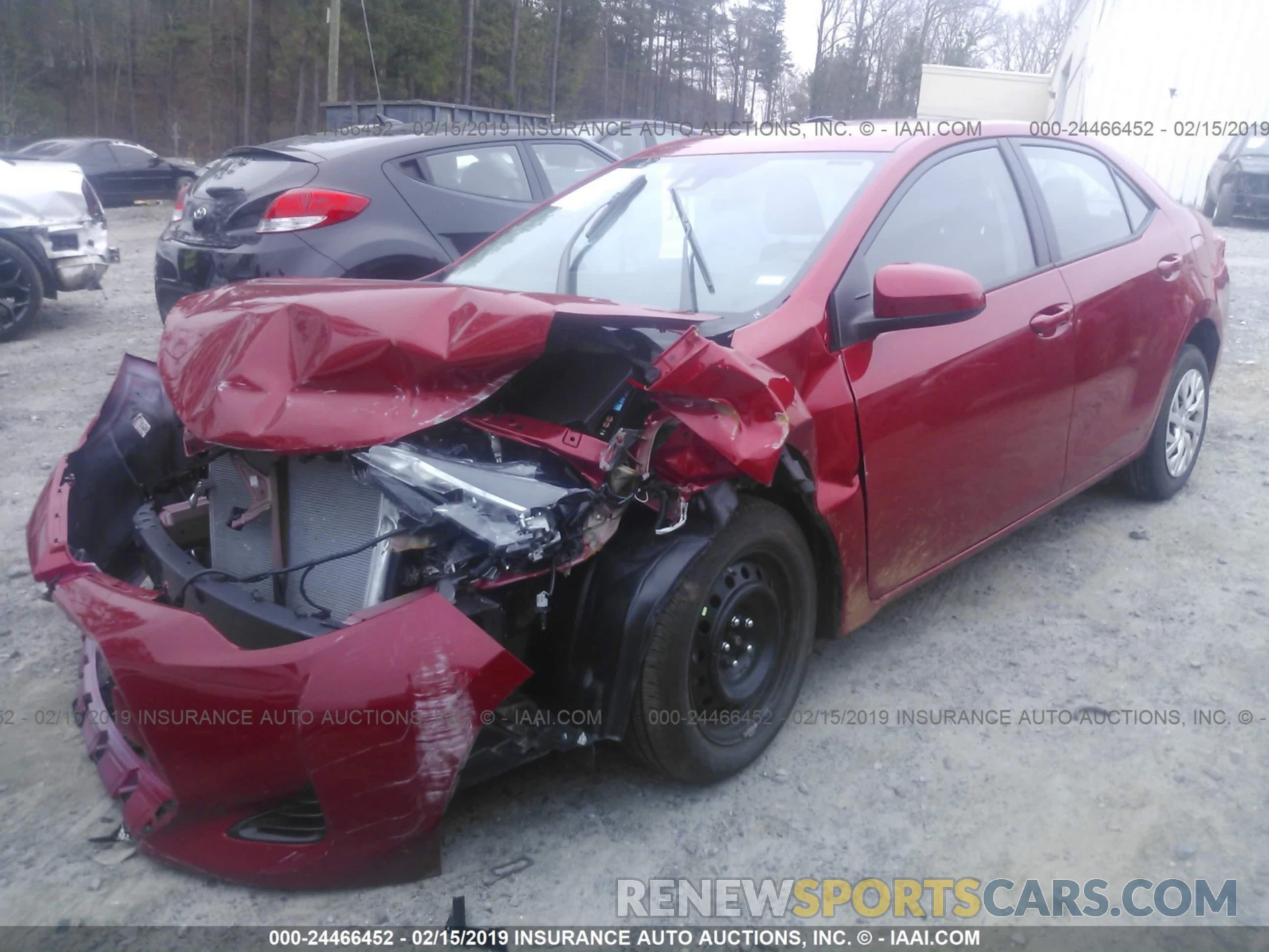 2 Photograph of a damaged car 5YFBURHE4KP897513 TOYOTA COROLLA 2019