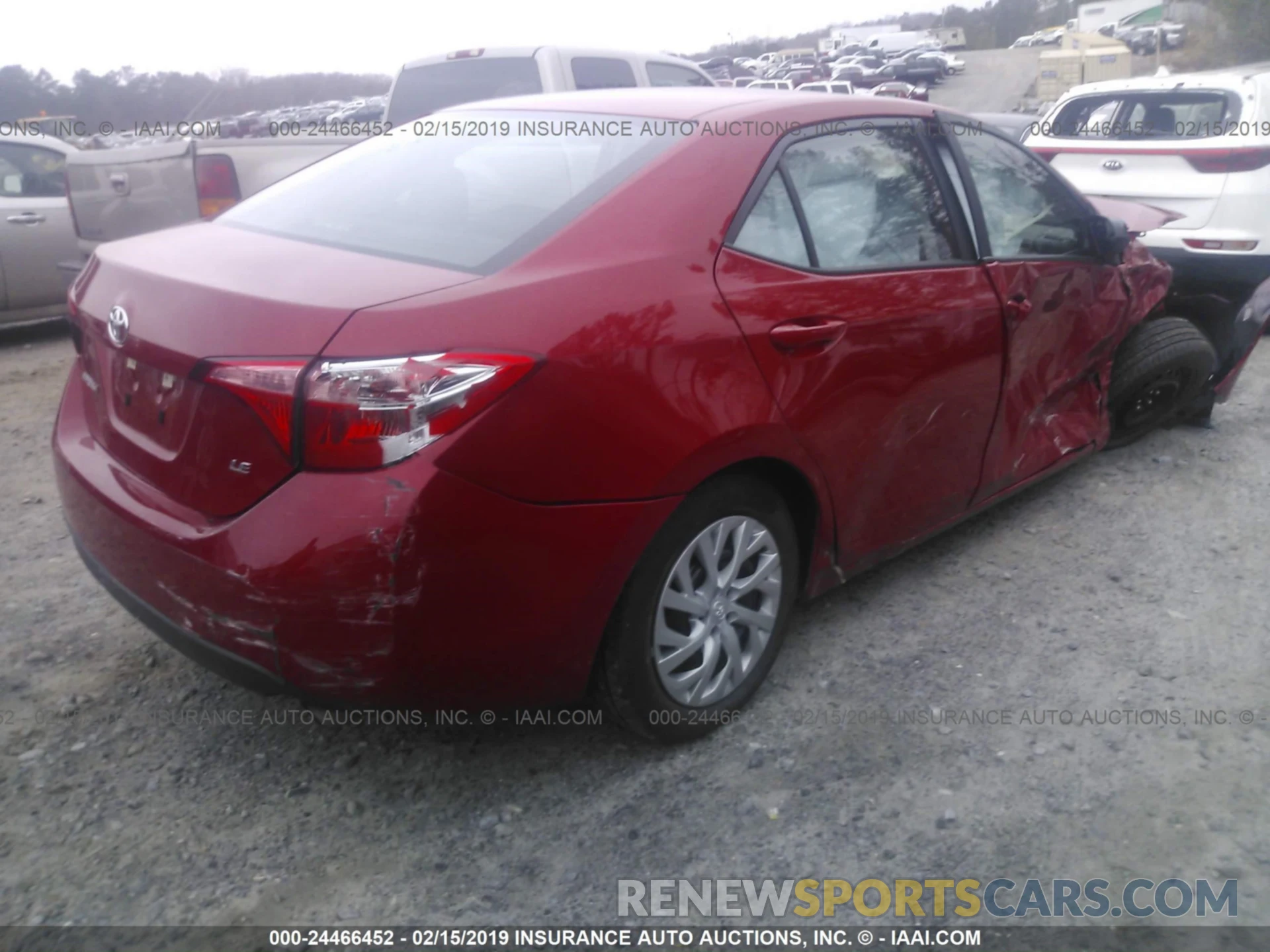 4 Photograph of a damaged car 5YFBURHE4KP897513 TOYOTA COROLLA 2019