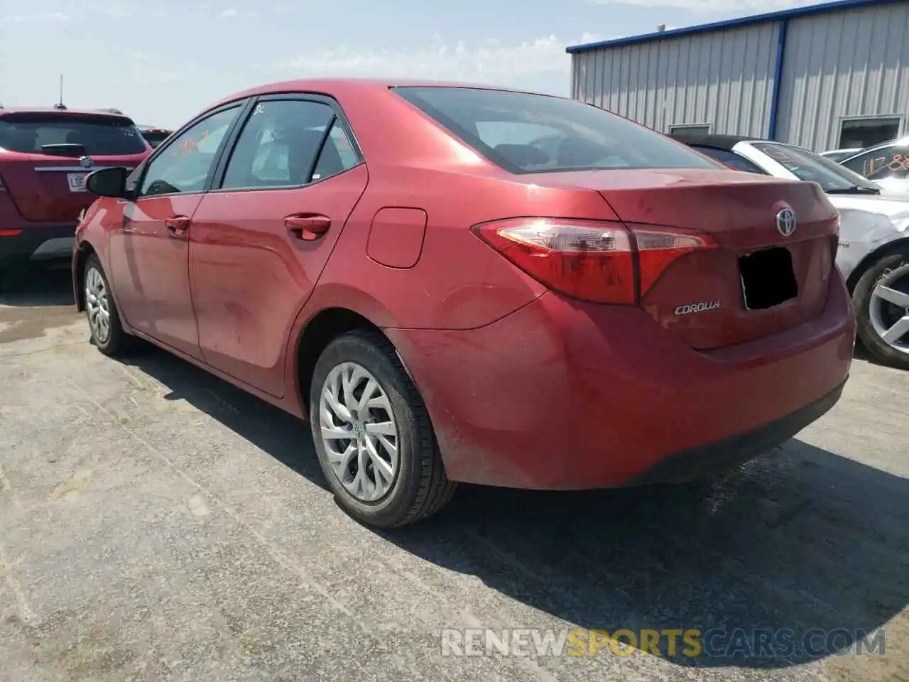 3 Photograph of a damaged car 5YFBURHE4KP897849 TOYOTA COROLLA 2019