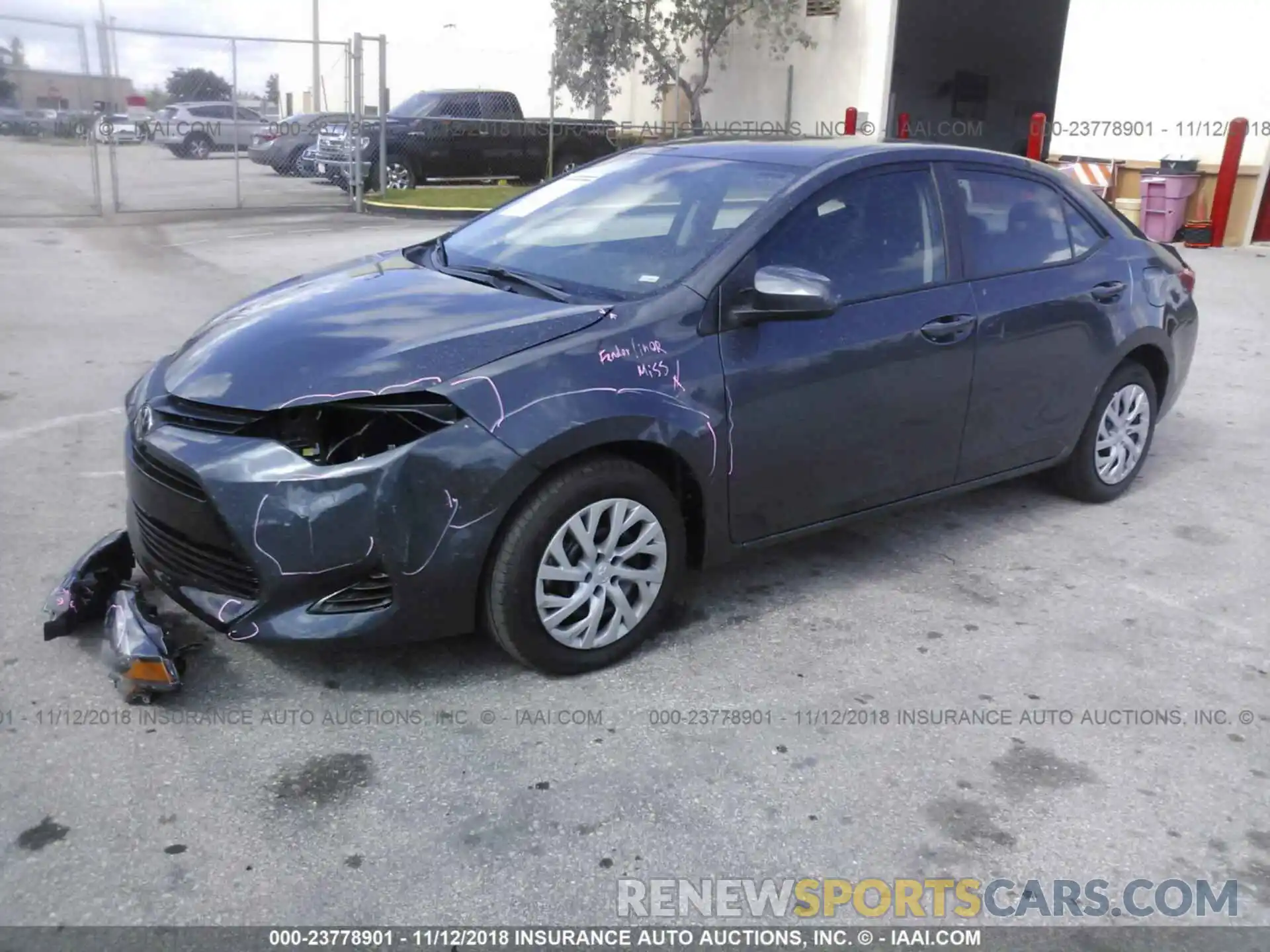 2 Photograph of a damaged car 5YFBURHE4KP898404 Toyota Corolla 2019