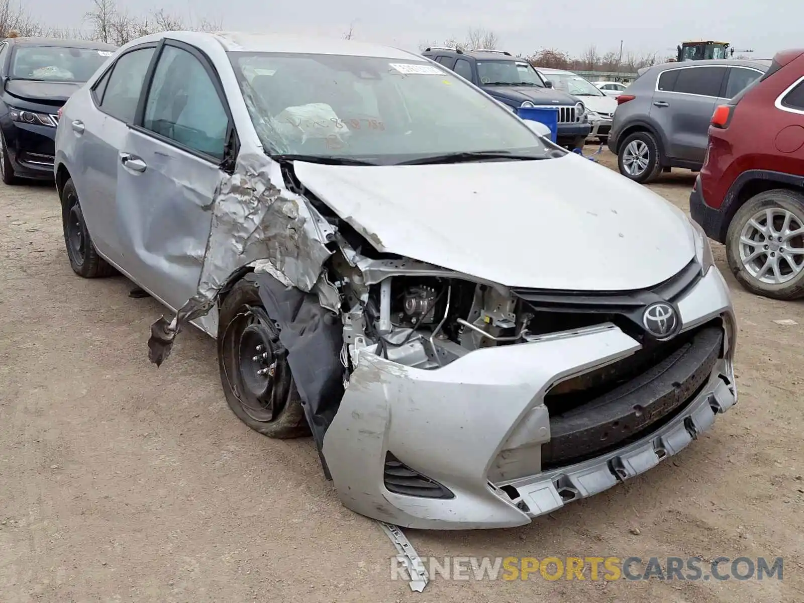 1 Photograph of a damaged car 5YFBURHE4KP898788 TOYOTA COROLLA 2019