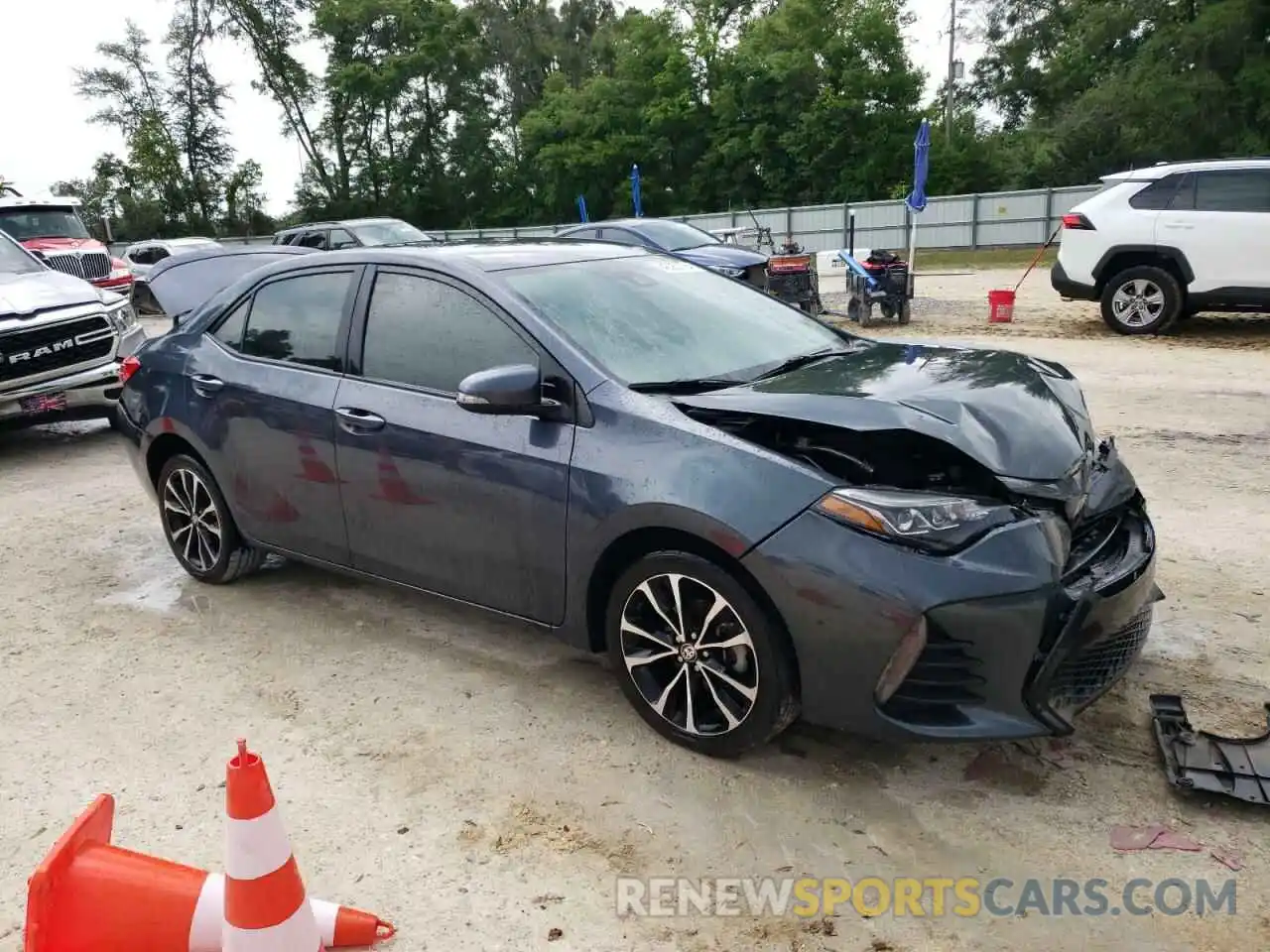 4 Photograph of a damaged car 5YFBURHE4KP898984 TOYOTA COROLLA 2019