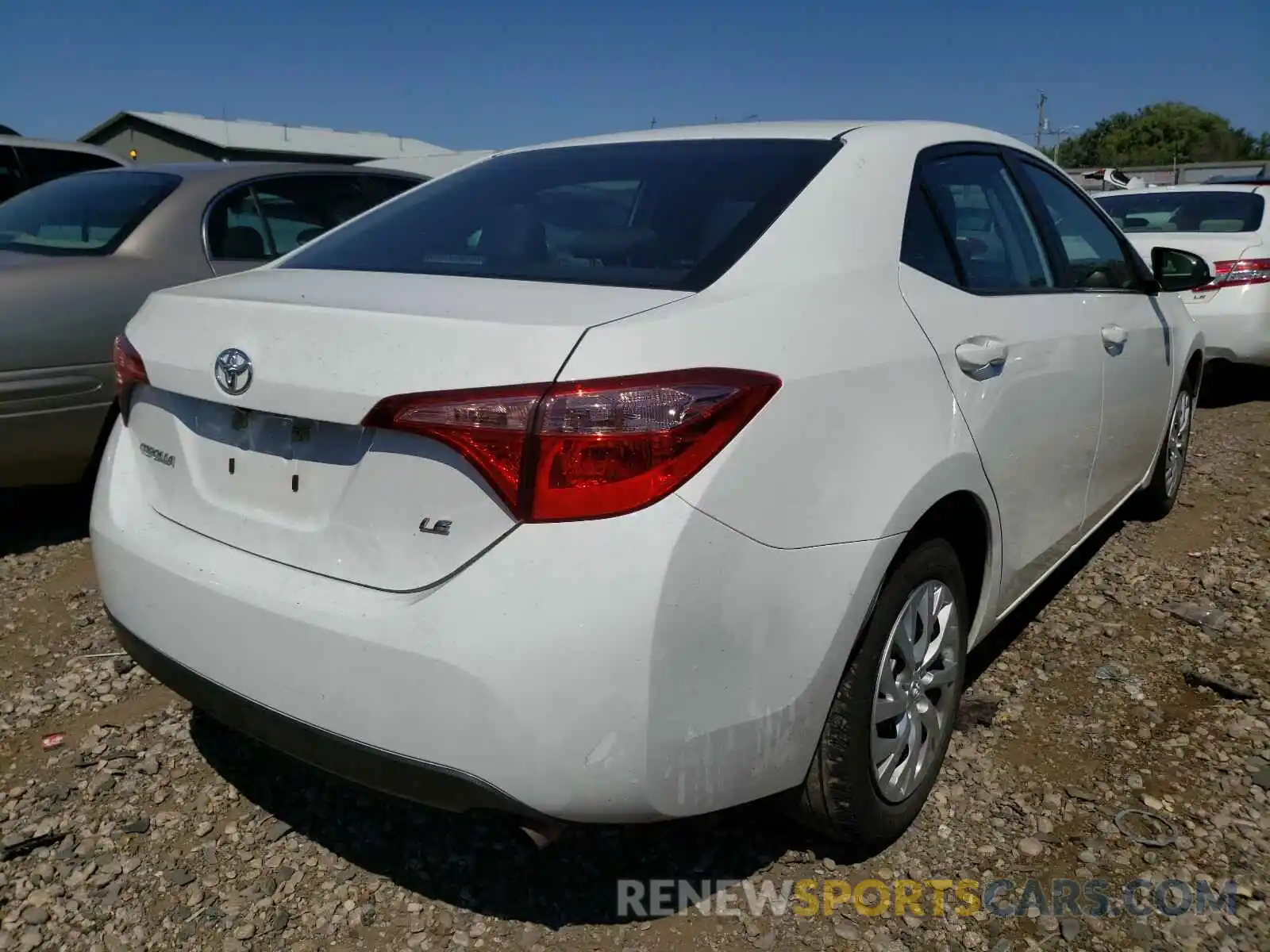 4 Photograph of a damaged car 5YFBURHE4KP899181 TOYOTA COROLLA 2019