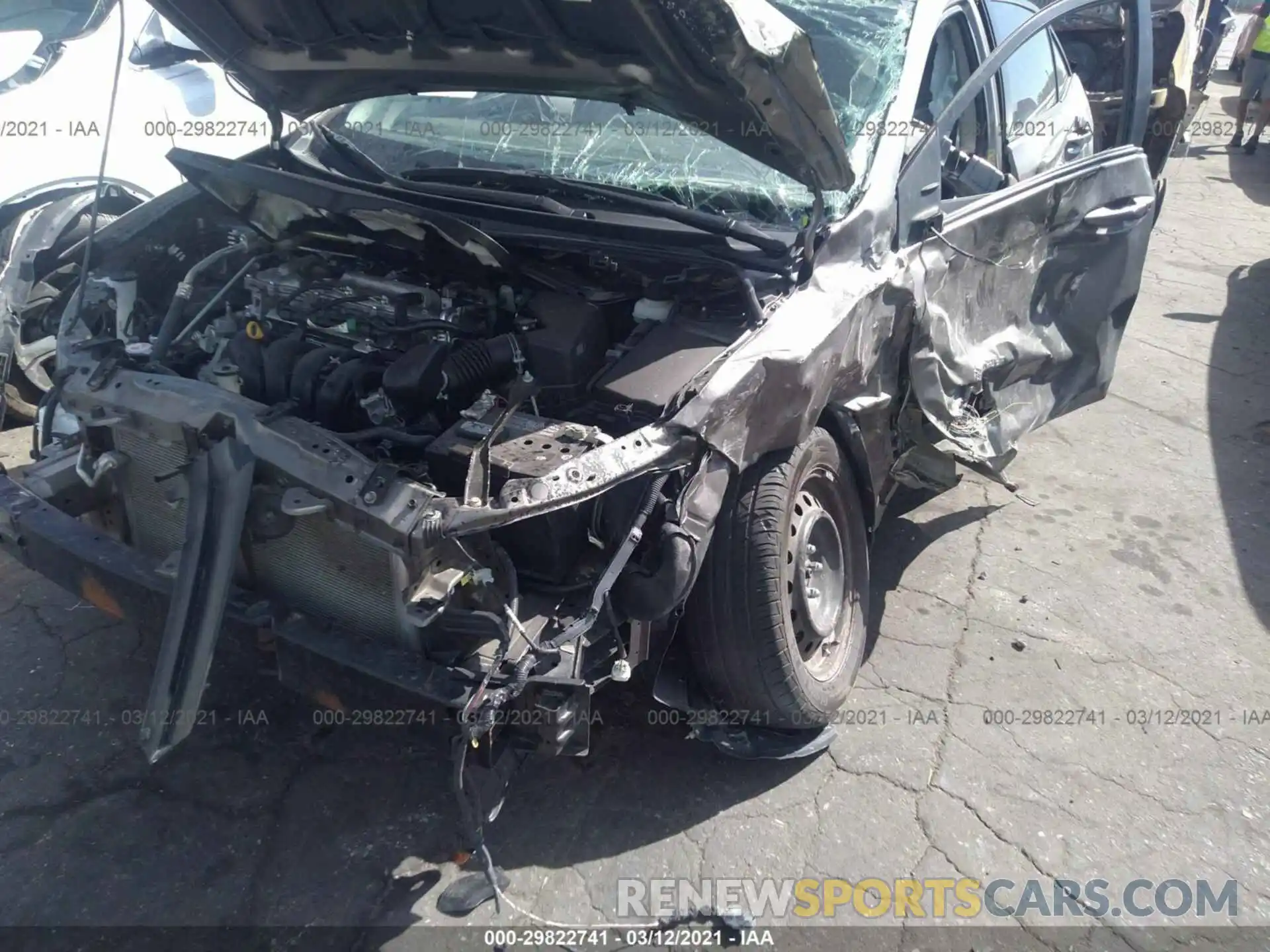 6 Photograph of a damaged car 5YFBURHE4KP899276 TOYOTA COROLLA 2019