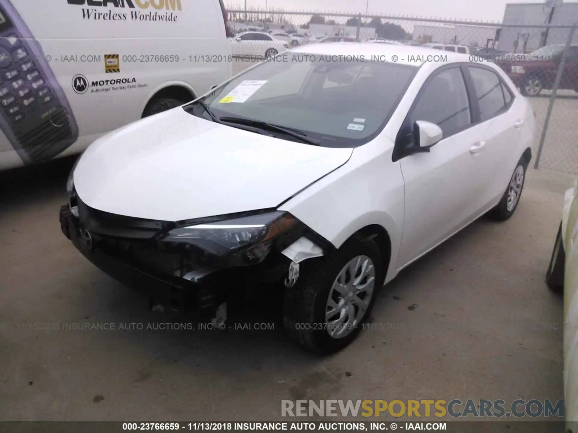 2 Photograph of a damaged car 5YFBURHE4KP899309 Toyota Corolla 2019