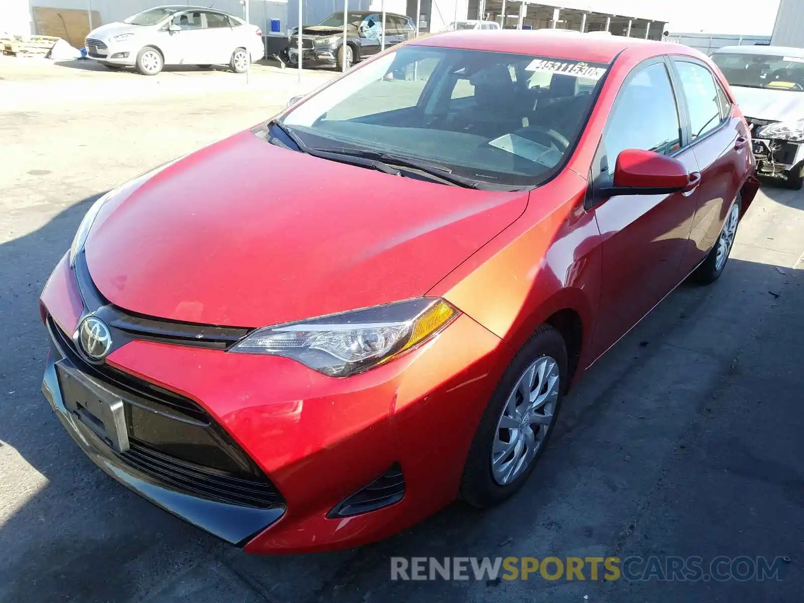 2 Photograph of a damaged car 5YFBURHE4KP900278 TOYOTA COROLLA 2019