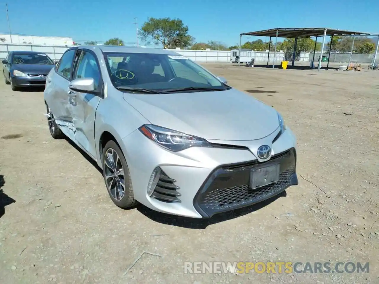 1 Photograph of a damaged car 5YFBURHE4KP900314 TOYOTA COROLLA 2019