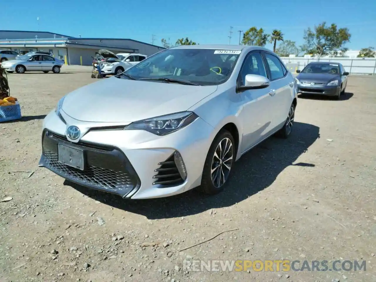 2 Photograph of a damaged car 5YFBURHE4KP900314 TOYOTA COROLLA 2019