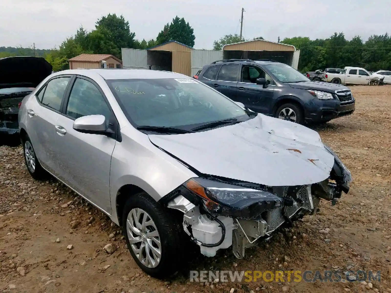 1 Photograph of a damaged car 5YFBURHE4KP900796 TOYOTA COROLLA 2019