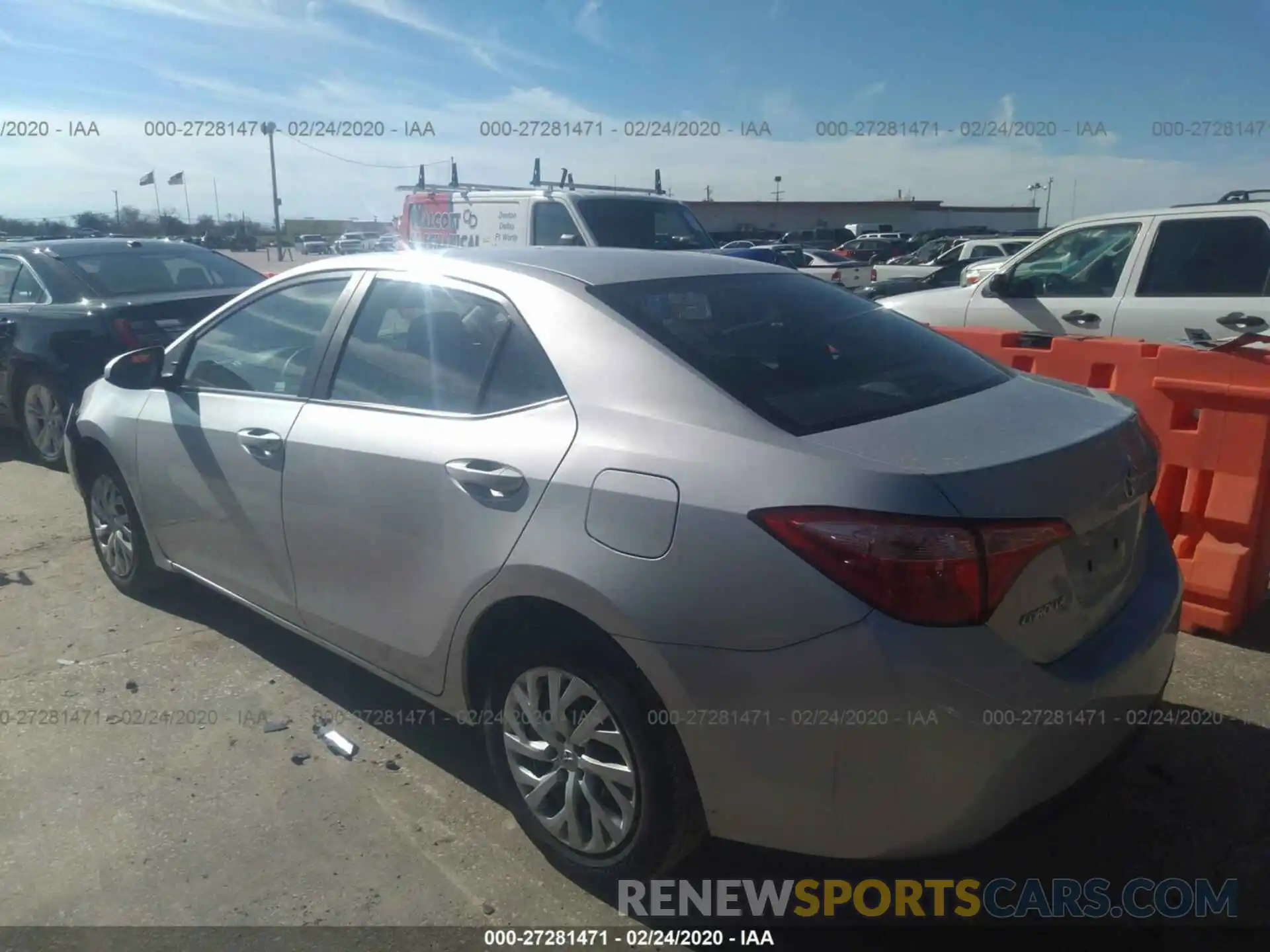 3 Photograph of a damaged car 5YFBURHE4KP900801 TOYOTA COROLLA 2019