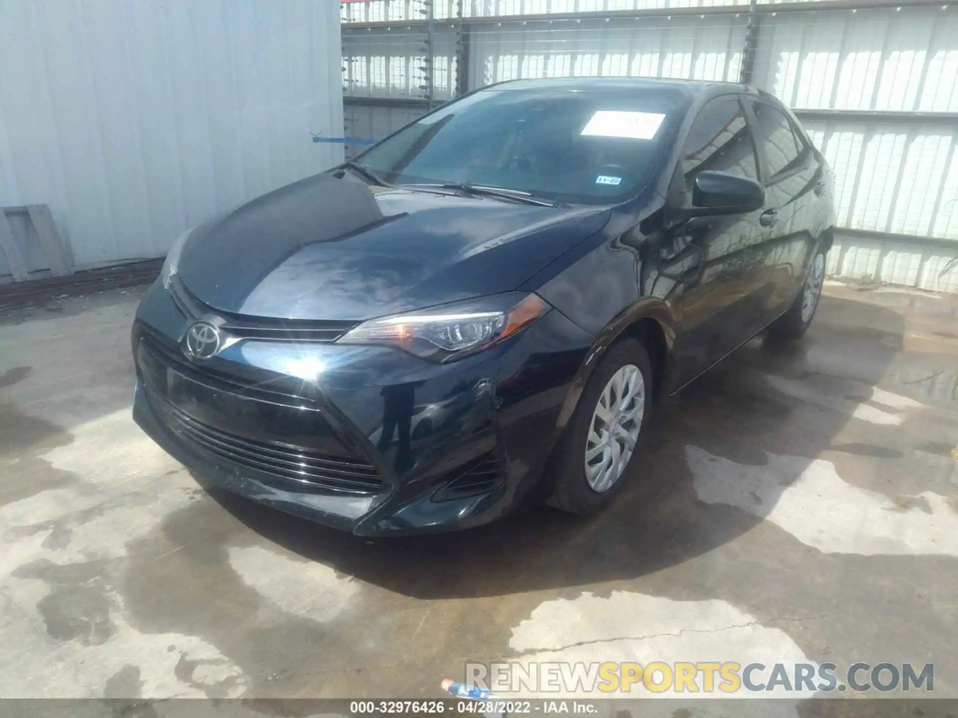 2 Photograph of a damaged car 5YFBURHE4KP901379 TOYOTA COROLLA 2019