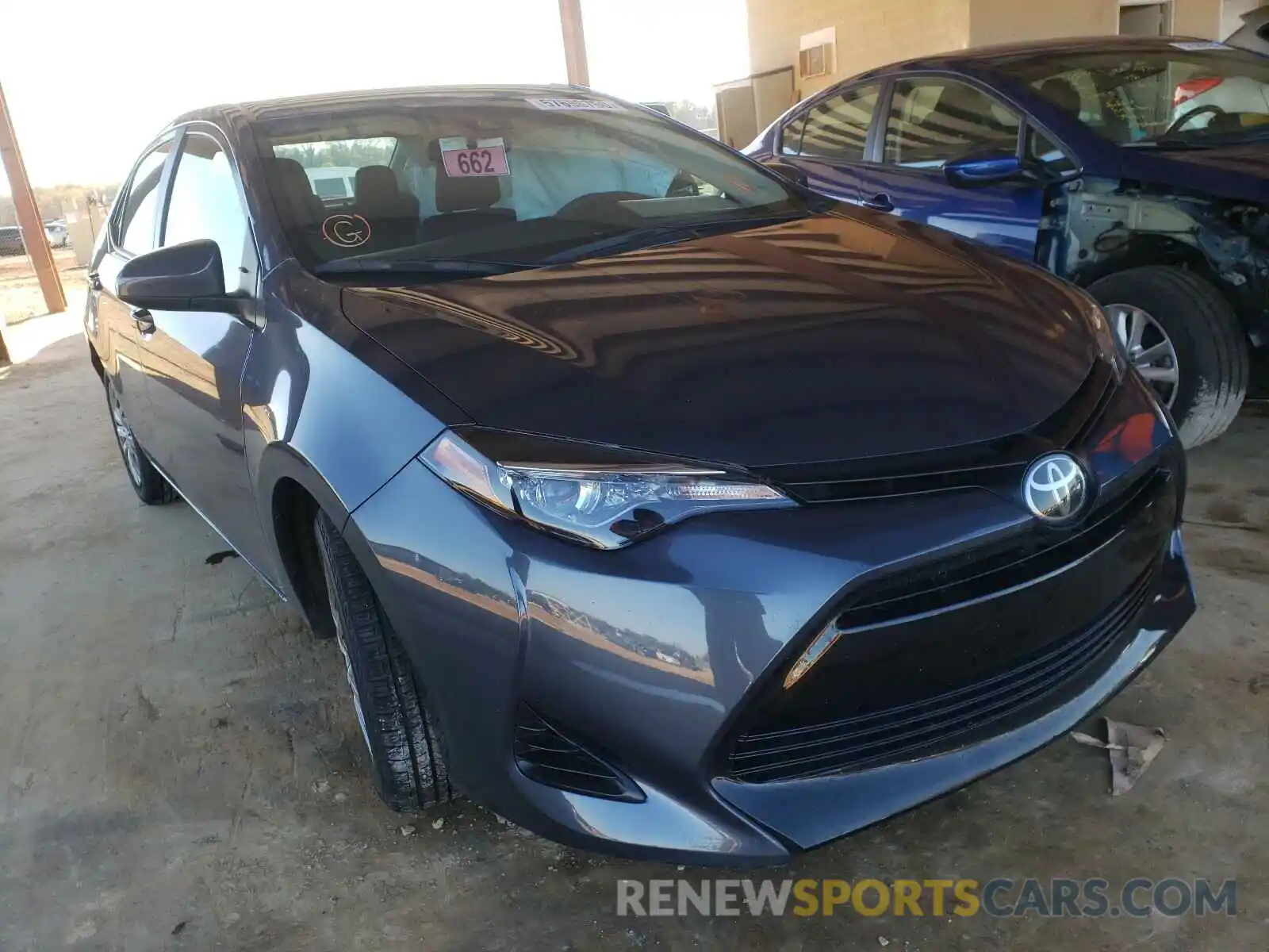 1 Photograph of a damaged car 5YFBURHE4KP901804 TOYOTA COROLLA 2019