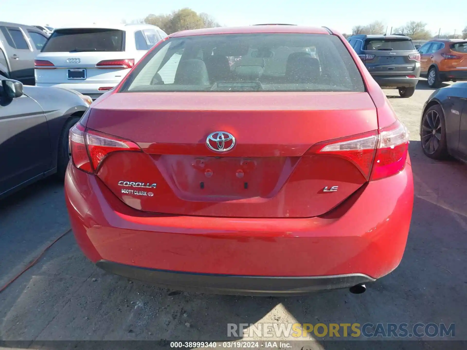 16 Photograph of a damaged car 5YFBURHE4KP902645 TOYOTA COROLLA 2019