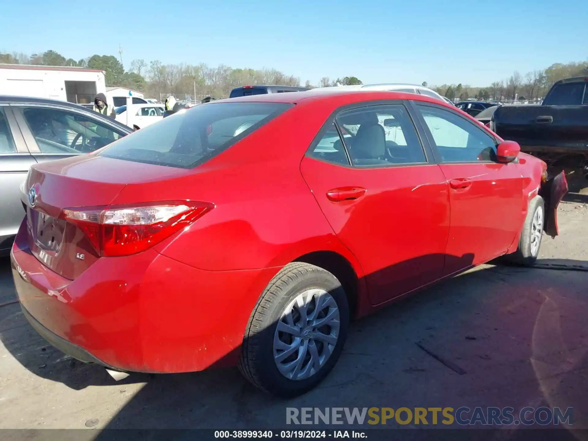 4 Photograph of a damaged car 5YFBURHE4KP902645 TOYOTA COROLLA 2019