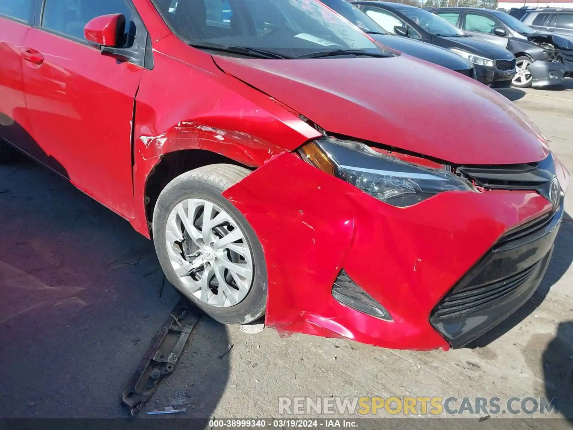 6 Photograph of a damaged car 5YFBURHE4KP902645 TOYOTA COROLLA 2019