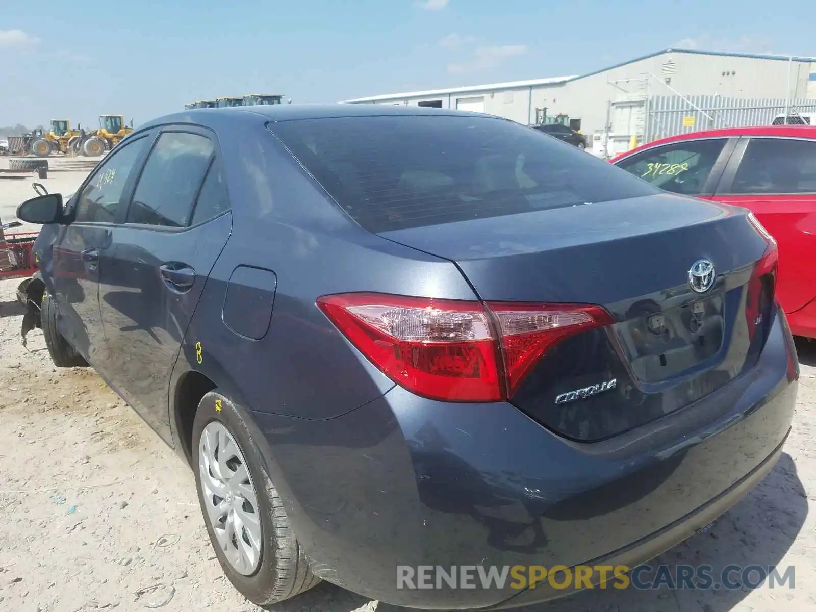 3 Photograph of a damaged car 5YFBURHE4KP902760 TOYOTA COROLLA 2019