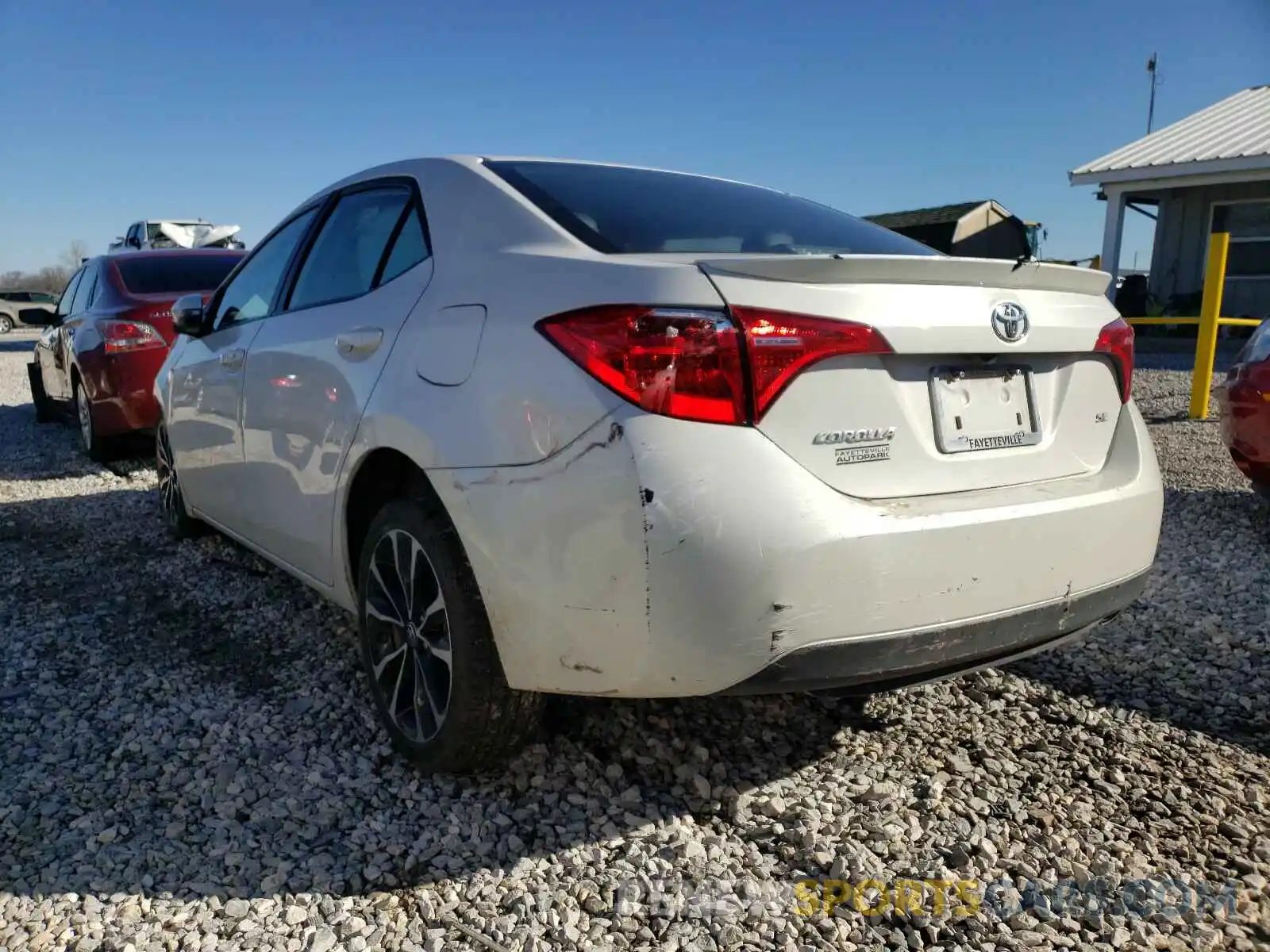 3 Photograph of a damaged car 5YFBURHE4KP903021 TOYOTA COROLLA 2019