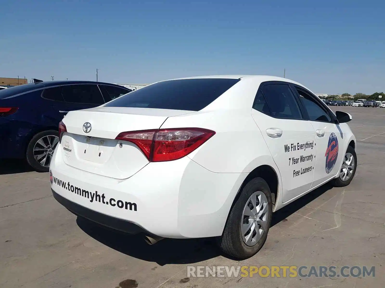 2 Photograph of a damaged car 5YFBURHE4KP903102 TOYOTA COROLLA 2019