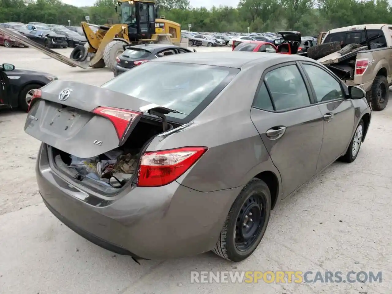 4 Photograph of a damaged car 5YFBURHE4KP903259 TOYOTA COROLLA 2019