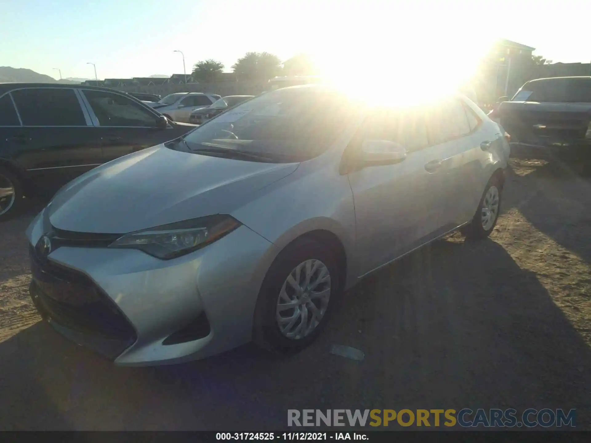 2 Photograph of a damaged car 5YFBURHE4KP903407 TOYOTA COROLLA 2019