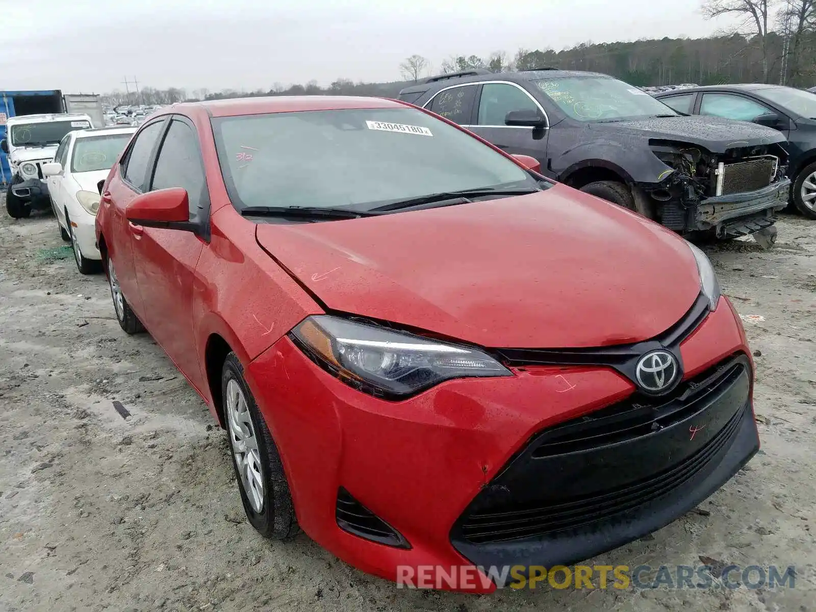 1 Photograph of a damaged car 5YFBURHE4KP903410 TOYOTA COROLLA 2019