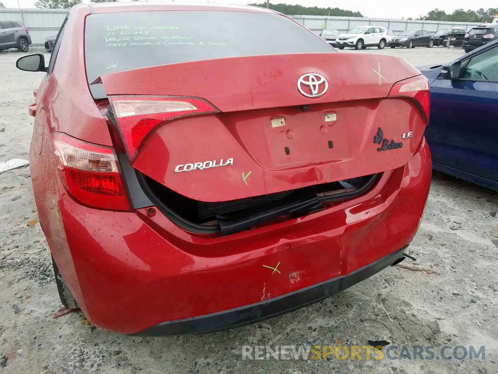 9 Photograph of a damaged car 5YFBURHE4KP903410 TOYOTA COROLLA 2019