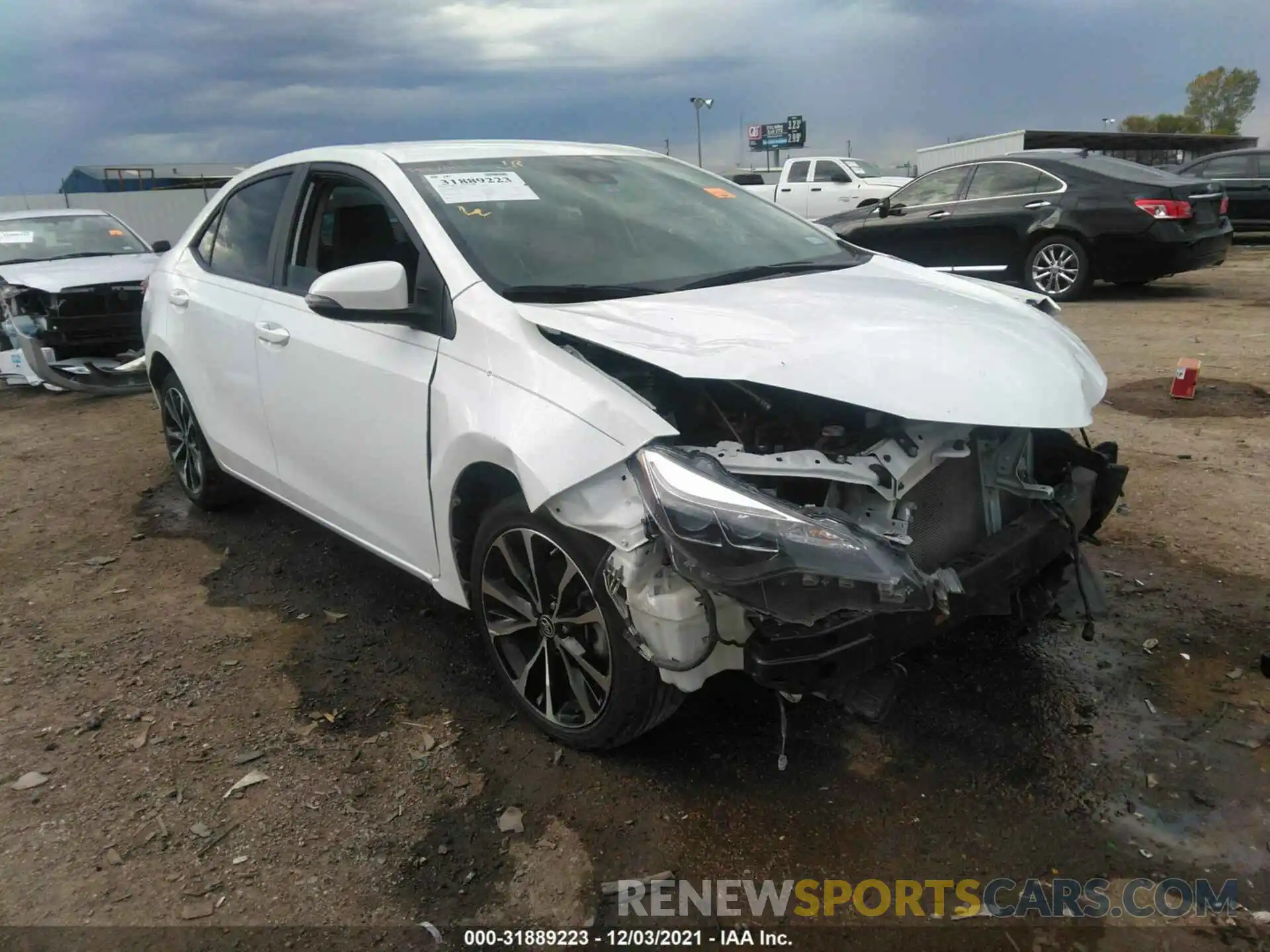 1 Photograph of a damaged car 5YFBURHE4KP903570 TOYOTA COROLLA 2019