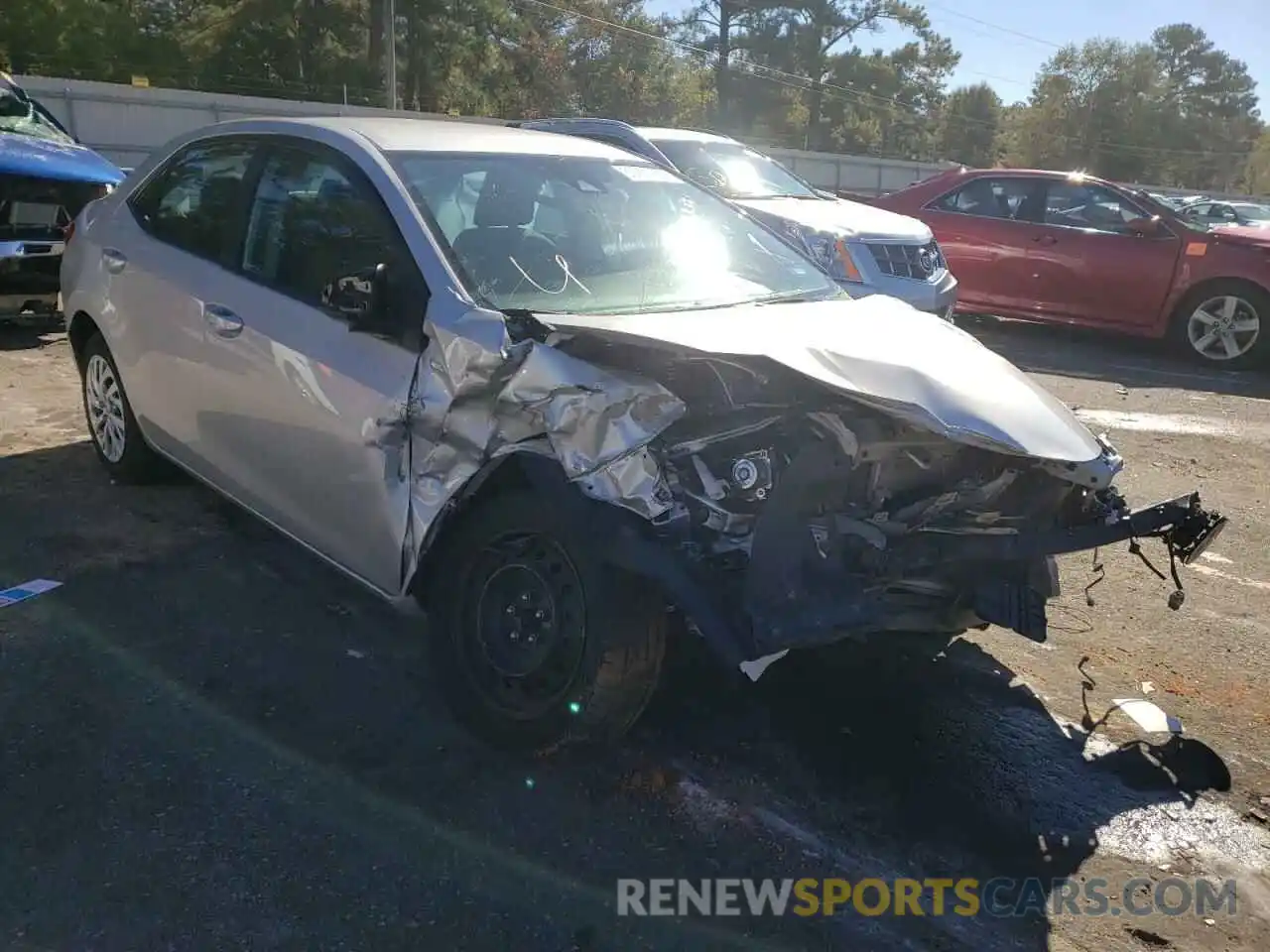 1 Photograph of a damaged car 5YFBURHE4KP903763 TOYOTA COROLLA 2019