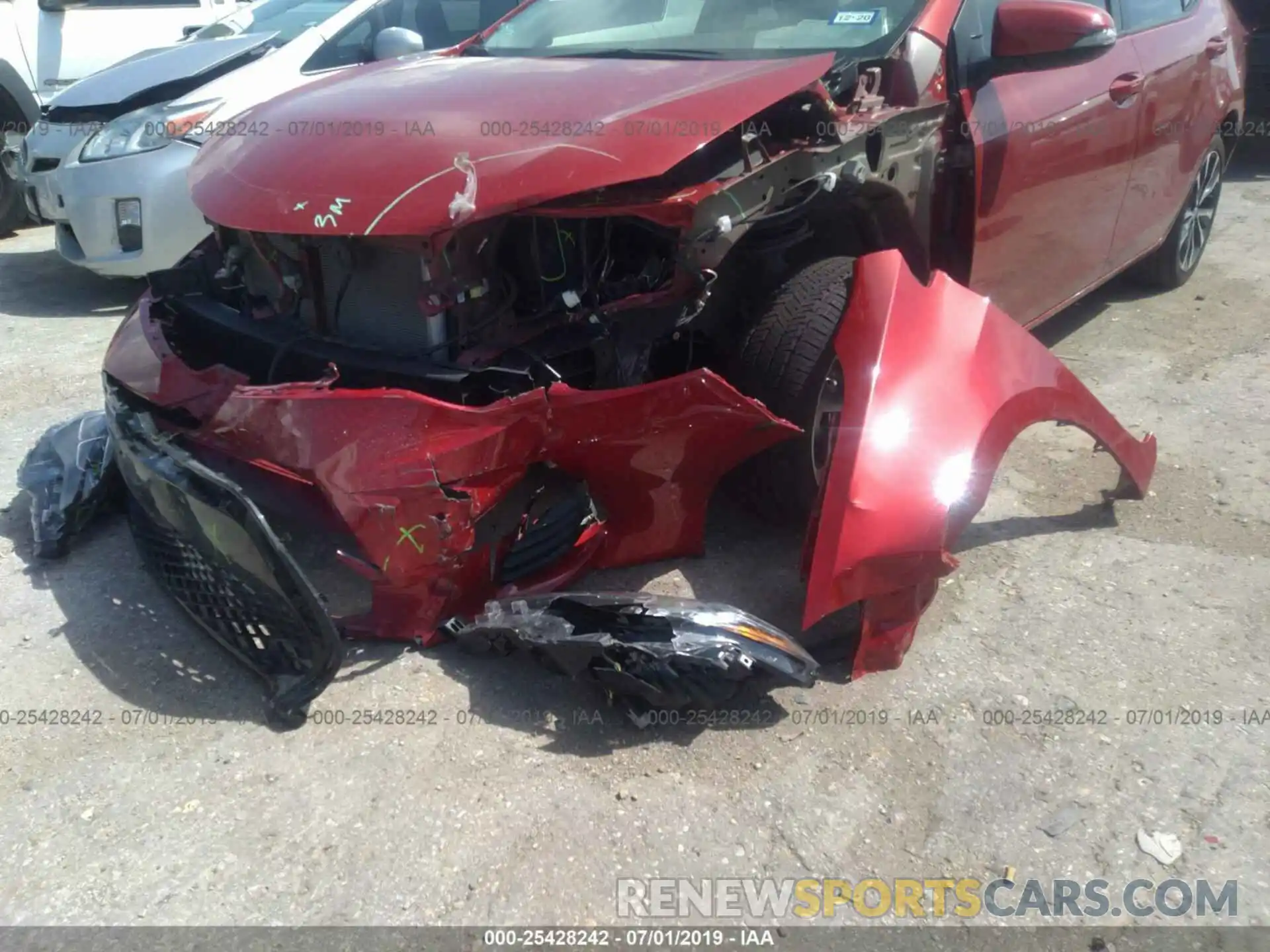 6 Photograph of a damaged car 5YFBURHE4KP903794 TOYOTA COROLLA 2019