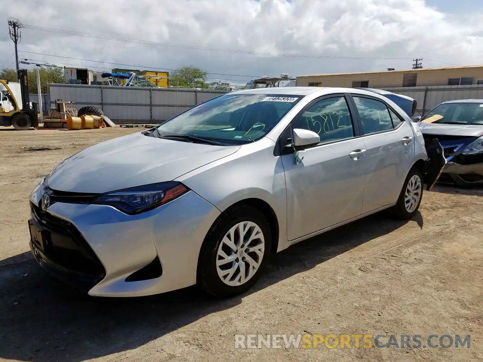 2 Photograph of a damaged car 5YFBURHE4KP904539 TOYOTA COROLLA 2019