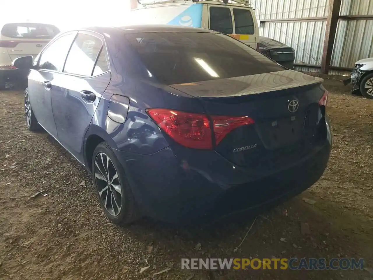 3 Photograph of a damaged car 5YFBURHE4KP905240 TOYOTA COROLLA 2019