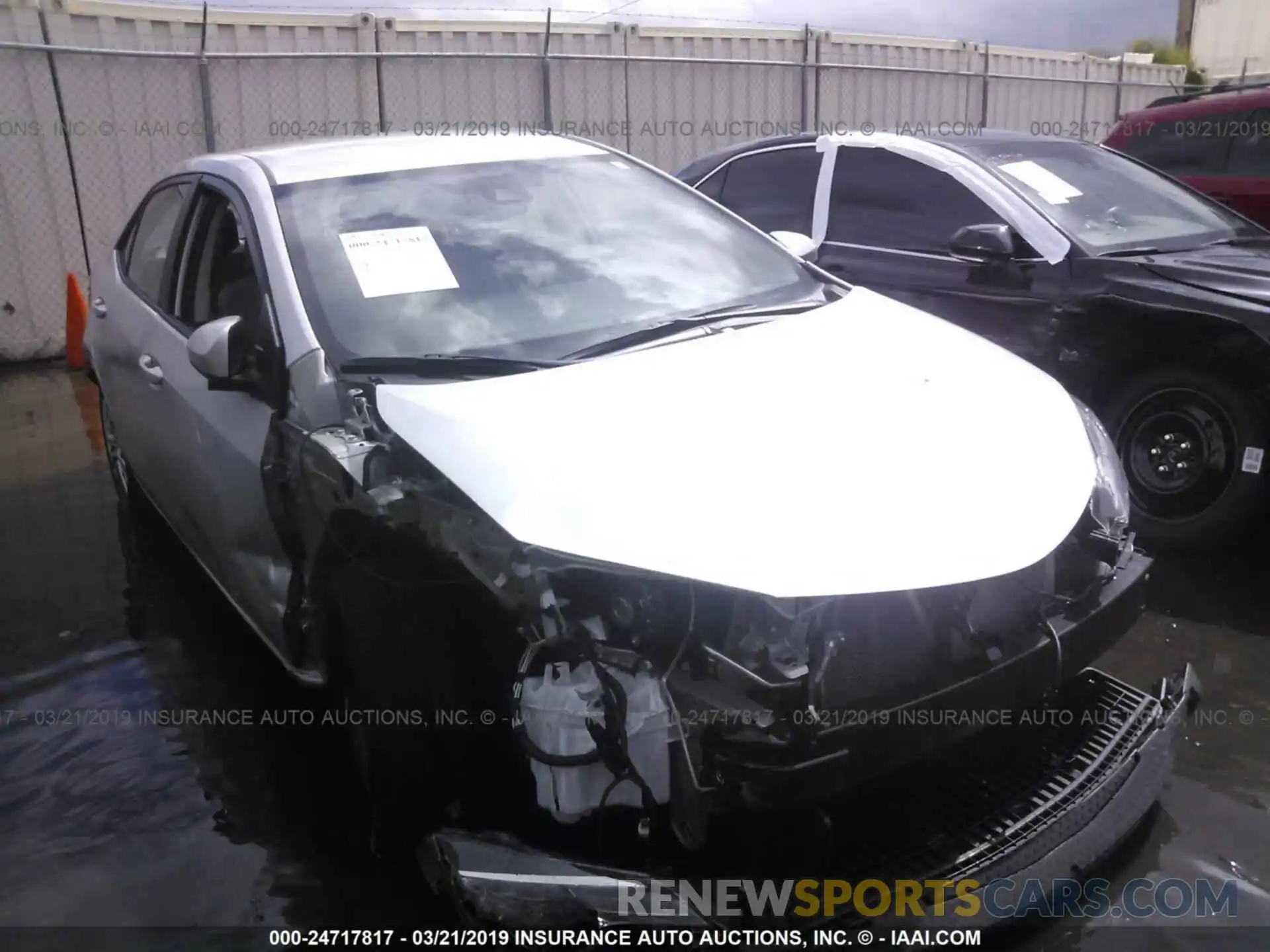 1 Photograph of a damaged car 5YFBURHE4KP906002 TOYOTA COROLLA 2019