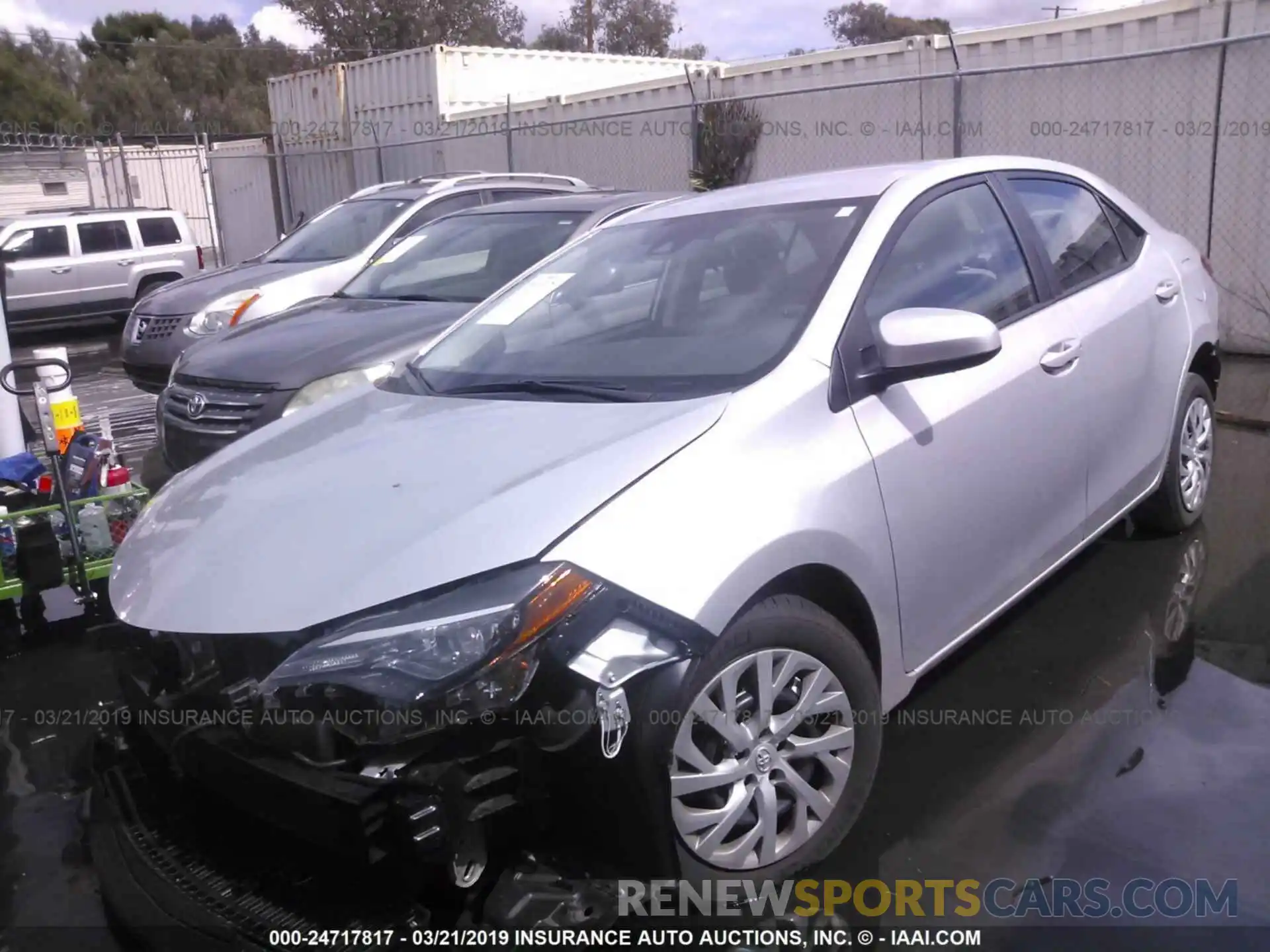 2 Photograph of a damaged car 5YFBURHE4KP906002 TOYOTA COROLLA 2019