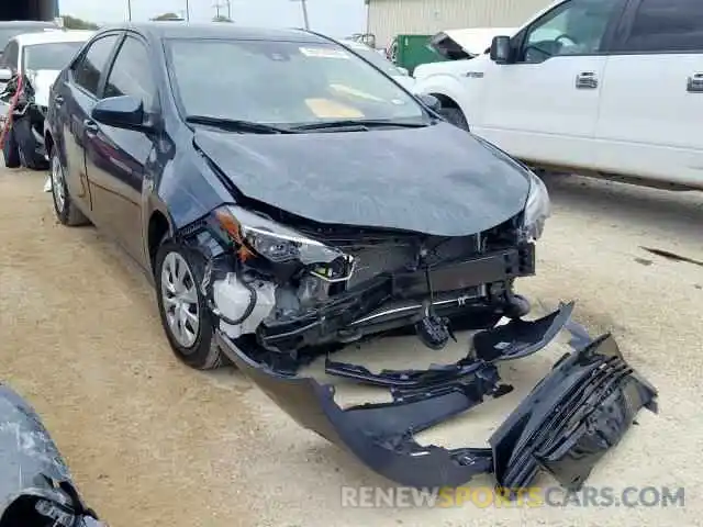 1 Photograph of a damaged car 5YFBURHE4KP906193 TOYOTA COROLLA 2019