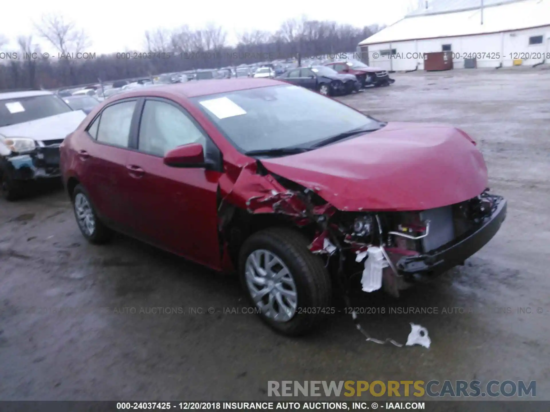 1 Photograph of a damaged car 5YFBURHE4KP906503 TOYOTA COROLLA 2019