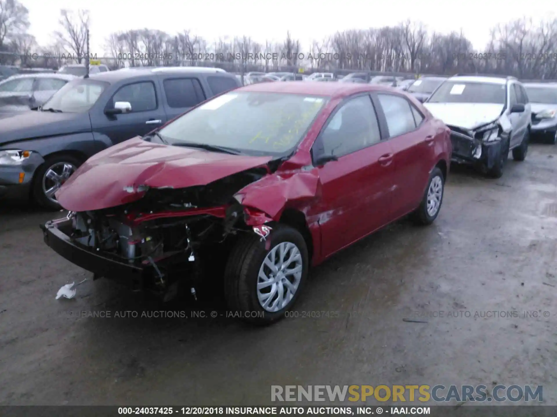 2 Photograph of a damaged car 5YFBURHE4KP906503 TOYOTA COROLLA 2019