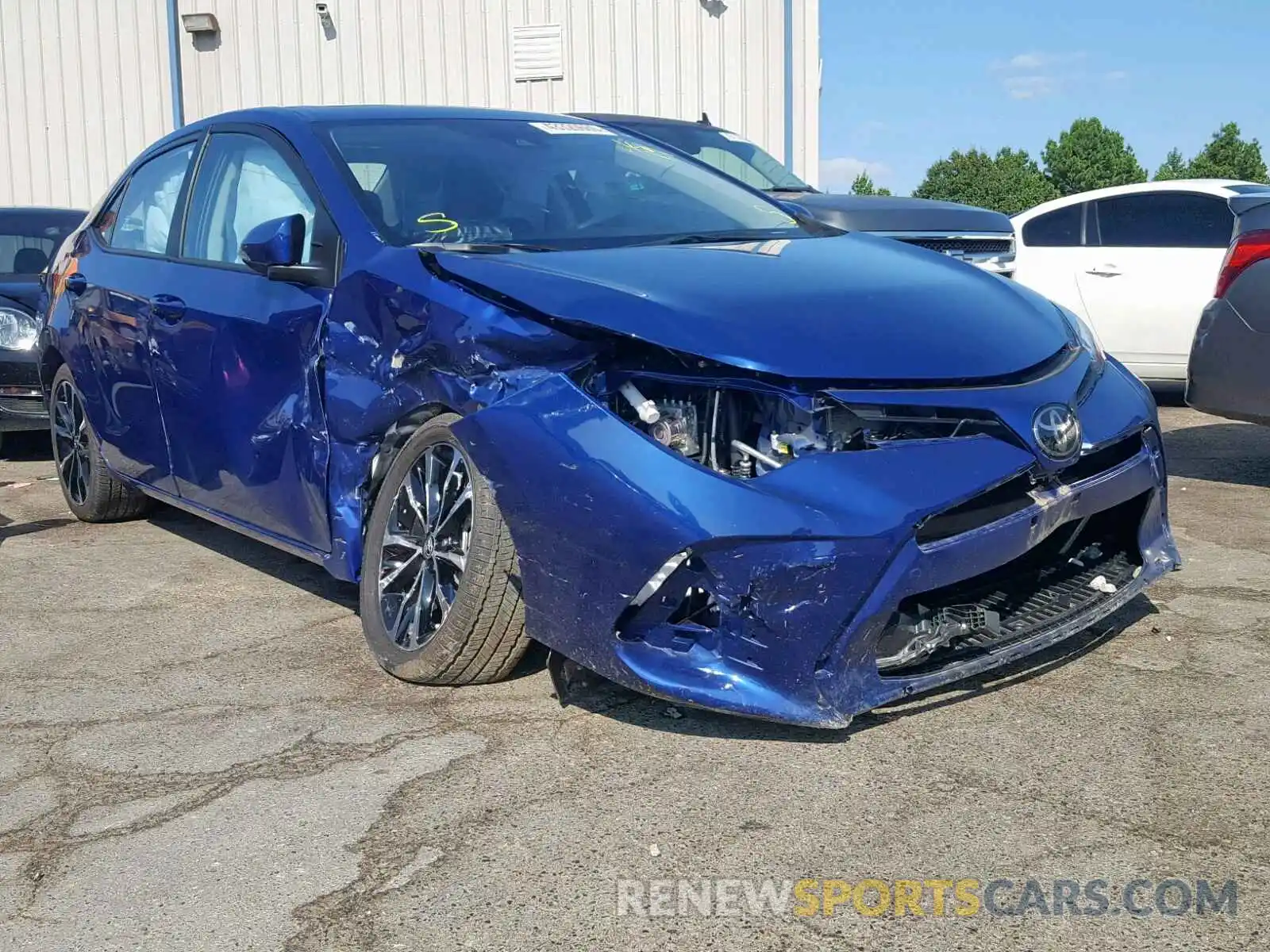 1 Photograph of a damaged car 5YFBURHE4KP906954 TOYOTA COROLLA 2019