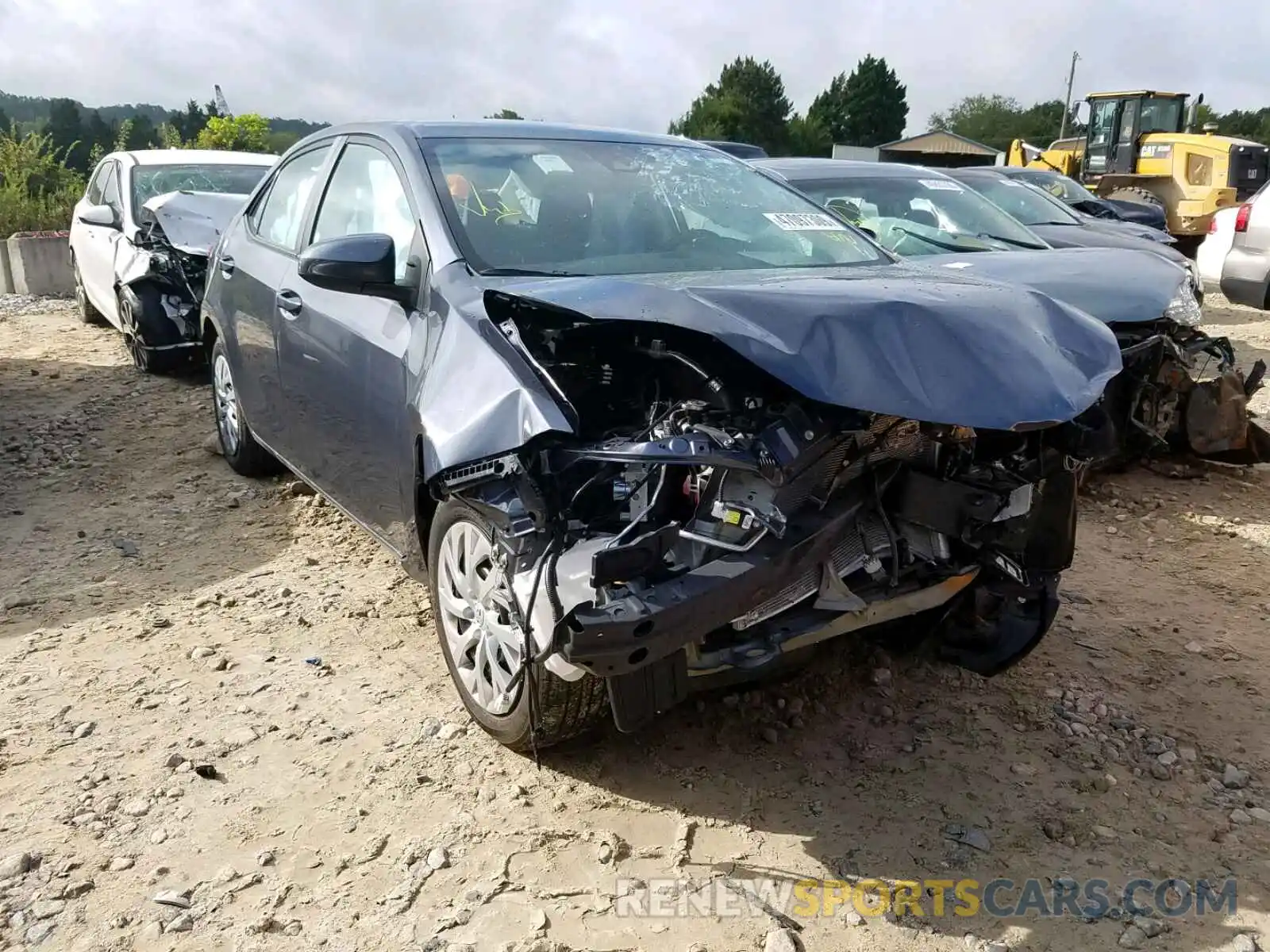 1 Photograph of a damaged car 5YFBURHE4KP907392 TOYOTA COROLLA 2019