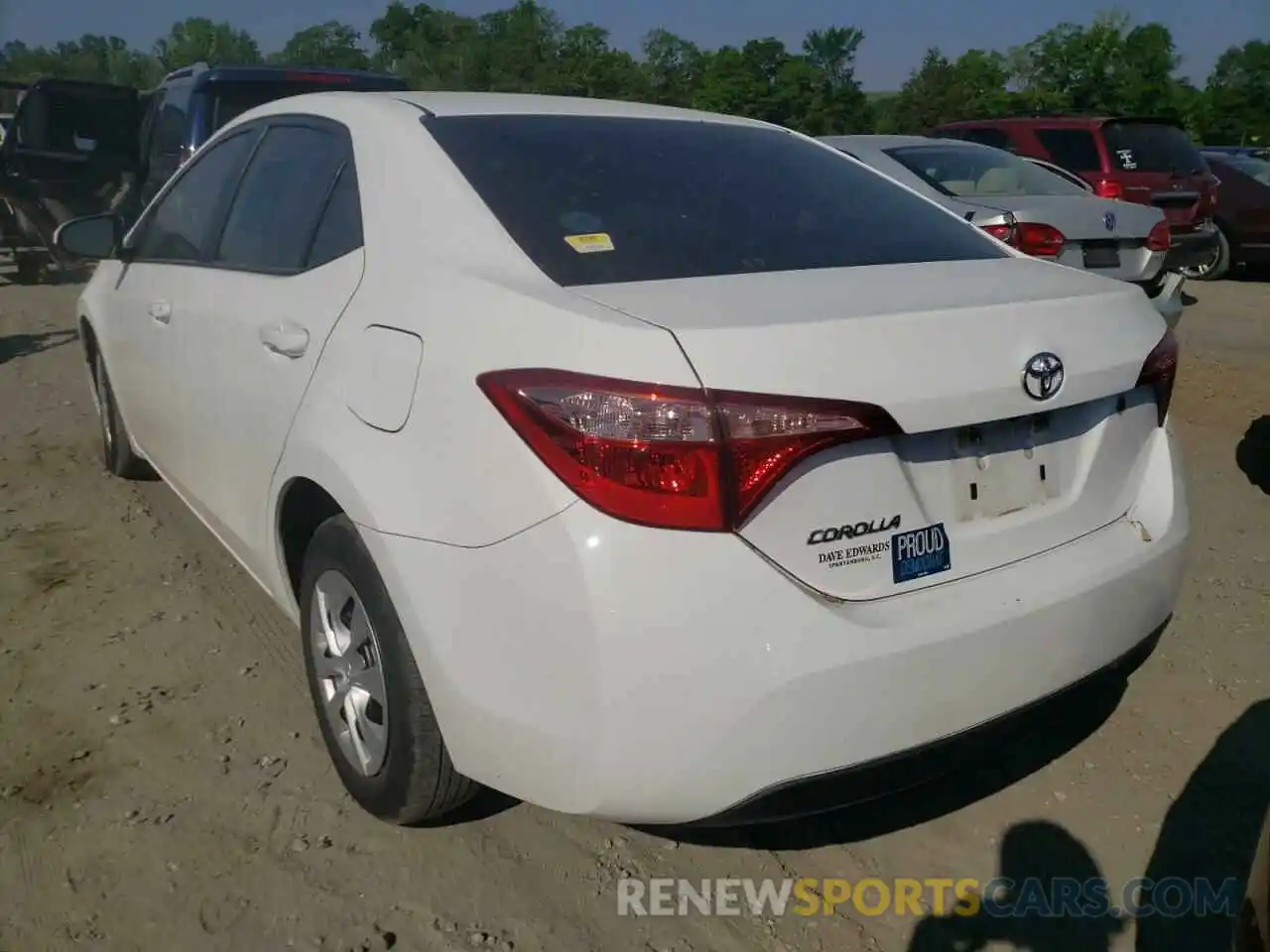 3 Photograph of a damaged car 5YFBURHE4KP908185 TOYOTA COROLLA 2019