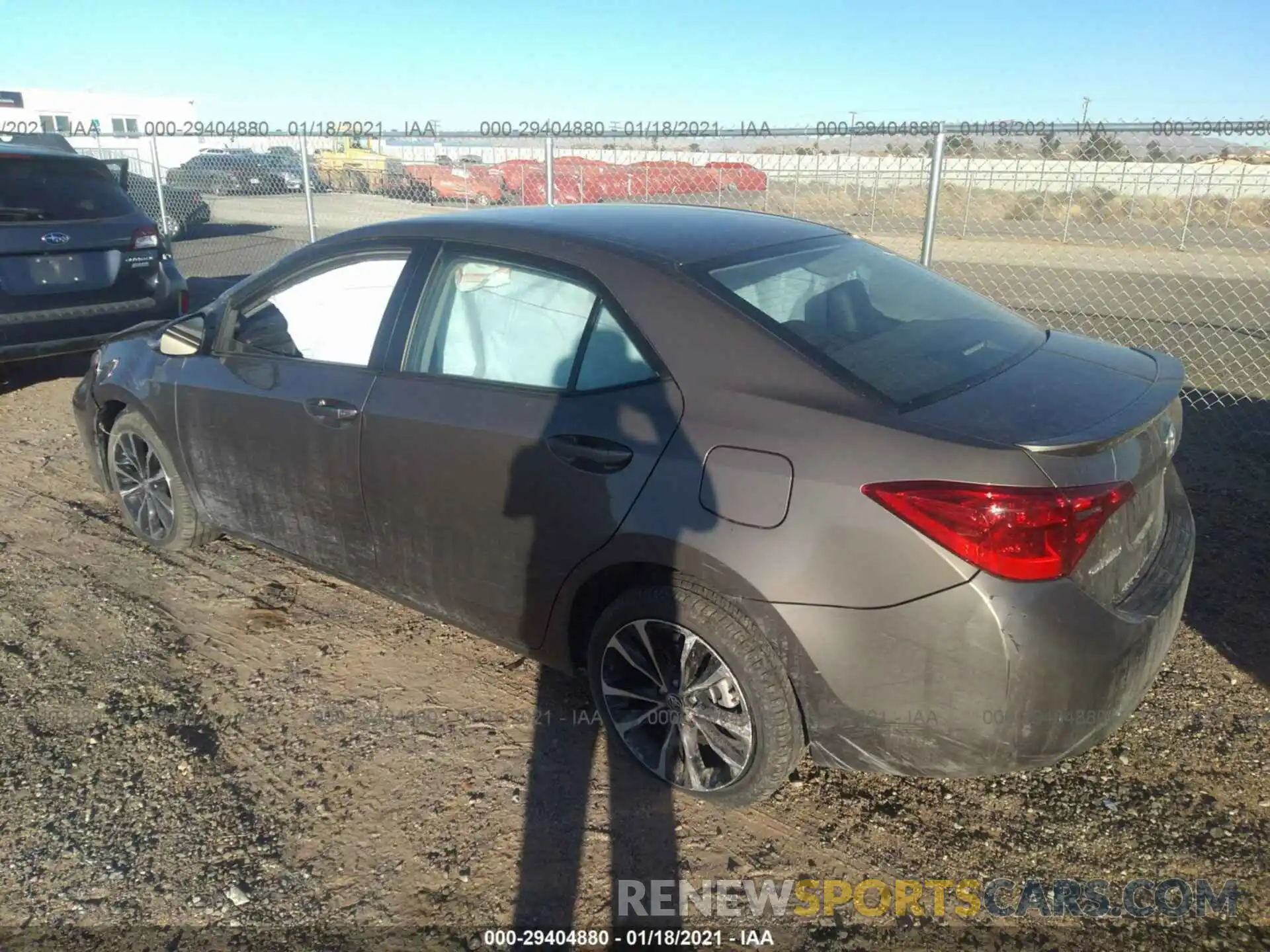 3 Photograph of a damaged car 5YFBURHE4KP908820 TOYOTA COROLLA 2019