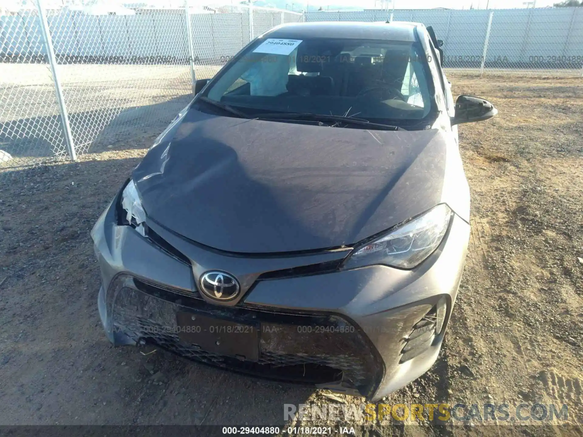 6 Photograph of a damaged car 5YFBURHE4KP908820 TOYOTA COROLLA 2019