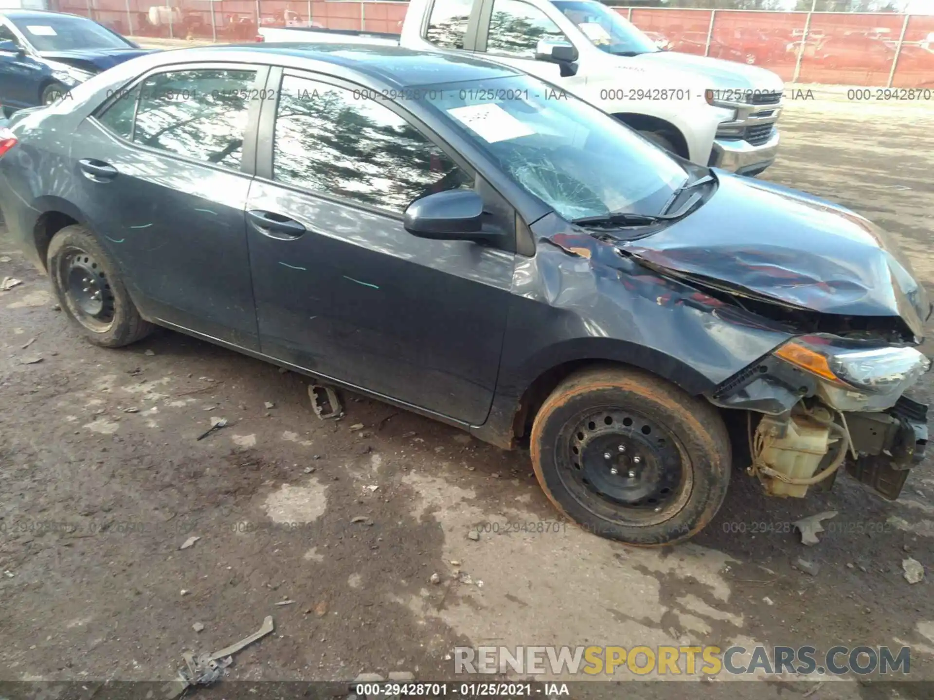 1 Photograph of a damaged car 5YFBURHE4KP909059 TOYOTA COROLLA 2019