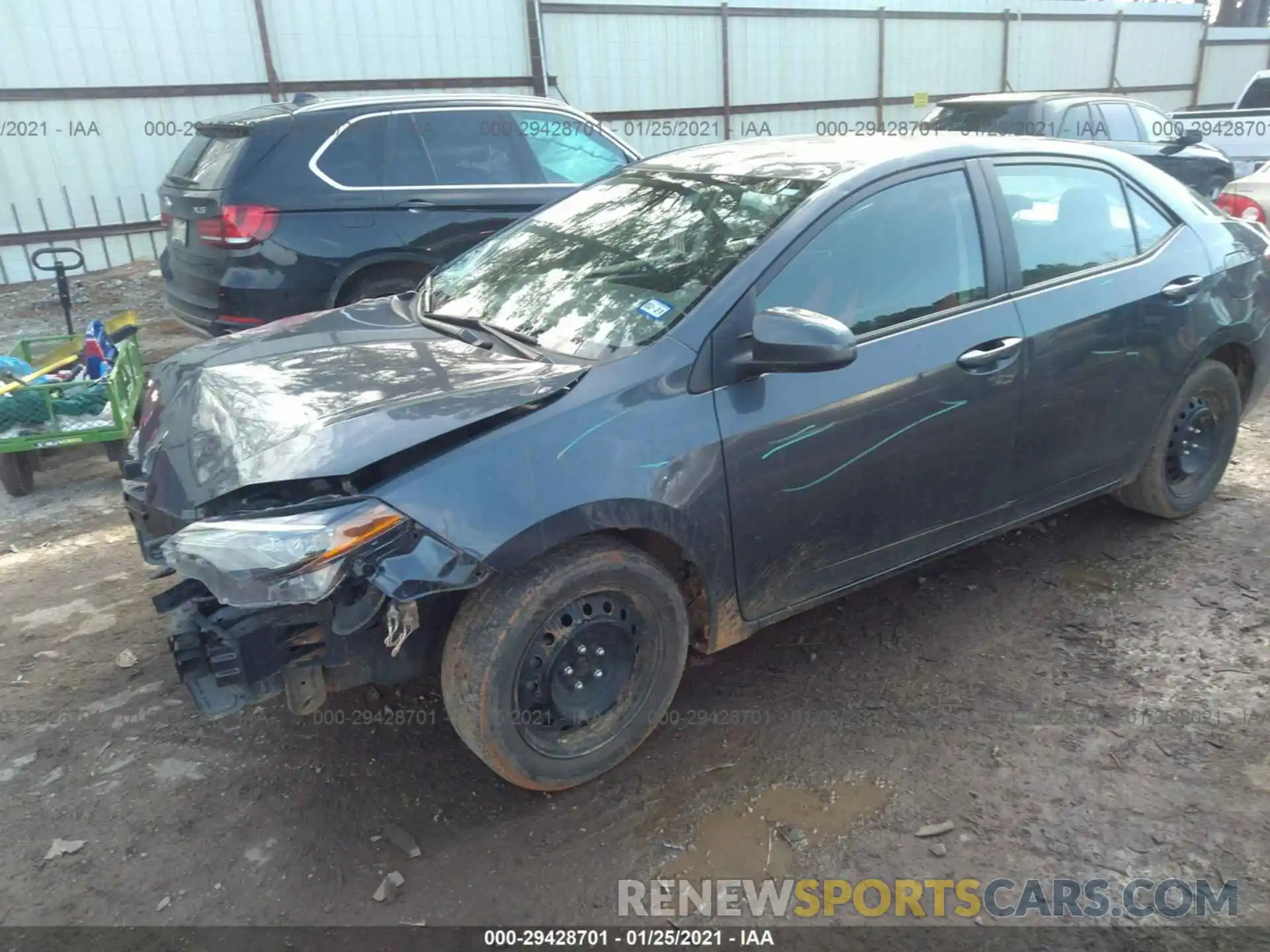 2 Photograph of a damaged car 5YFBURHE4KP909059 TOYOTA COROLLA 2019