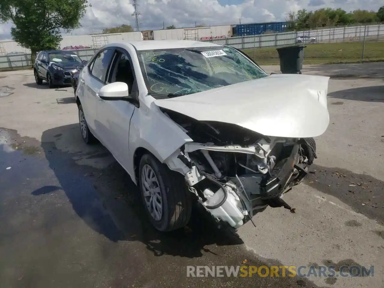 1 Photograph of a damaged car 5YFBURHE4KP909630 TOYOTA COROLLA 2019