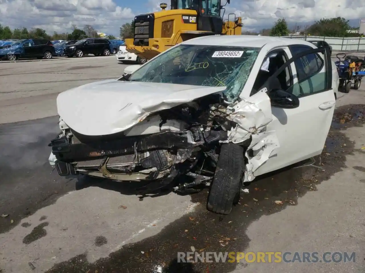 2 Photograph of a damaged car 5YFBURHE4KP909630 TOYOTA COROLLA 2019