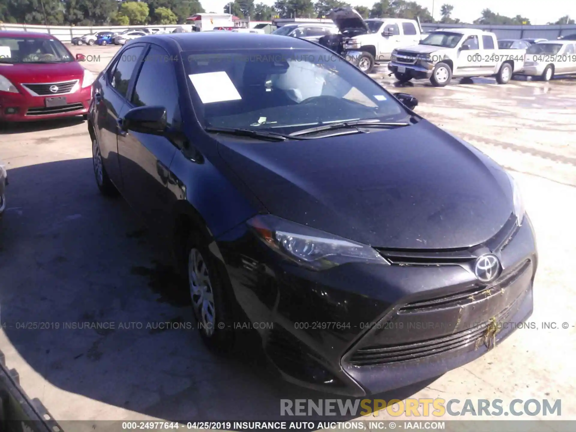 1 Photograph of a damaged car 5YFBURHE4KP909756 TOYOTA COROLLA 2019