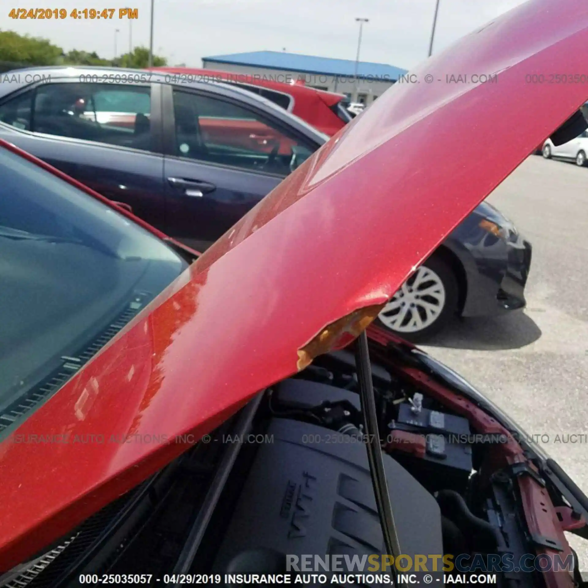 12 Photograph of a damaged car 5YFBURHE4KP910079 TOYOTA COROLLA 2019