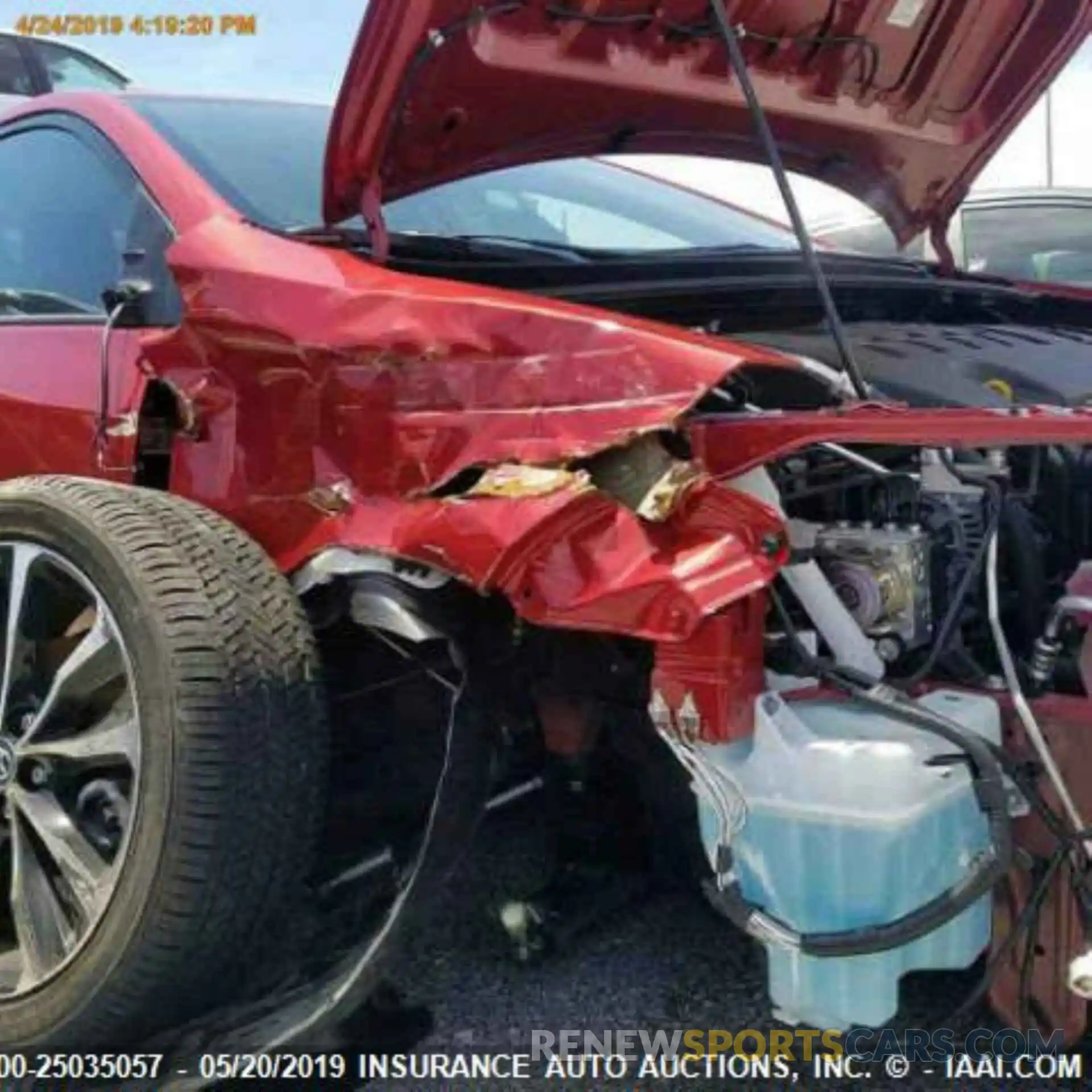 8 Photograph of a damaged car 5YFBURHE4KP910079 TOYOTA COROLLA 2019