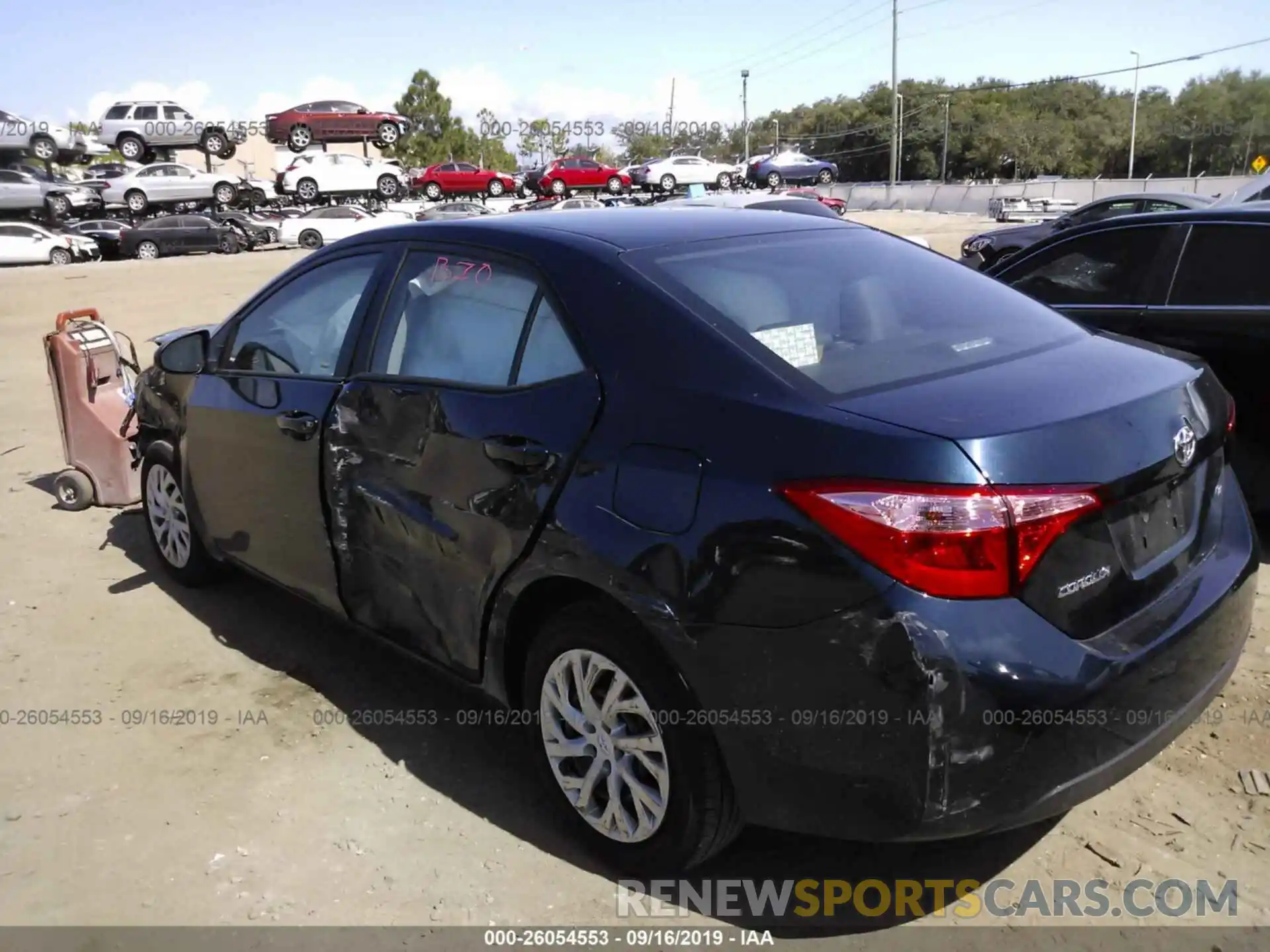 3 Photograph of a damaged car 5YFBURHE4KP910194 TOYOTA COROLLA 2019